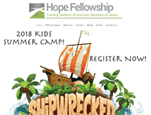 Tablet Screenshot of hope-fellowship.net